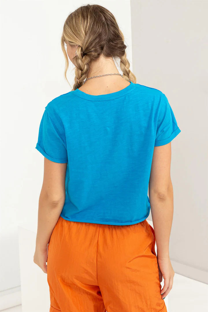 Basic in Blue Tee